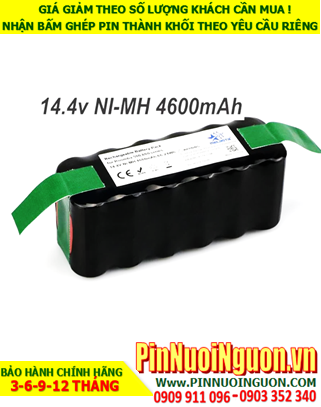 Pin sạc 14.4v 4600mAh; Pin sạc NiMh 14.4v 4600mAh; Pin sạc NiCd 14.4v 4600mAh; Pin sạc khối công nghiệp 14.4v 4600mAh